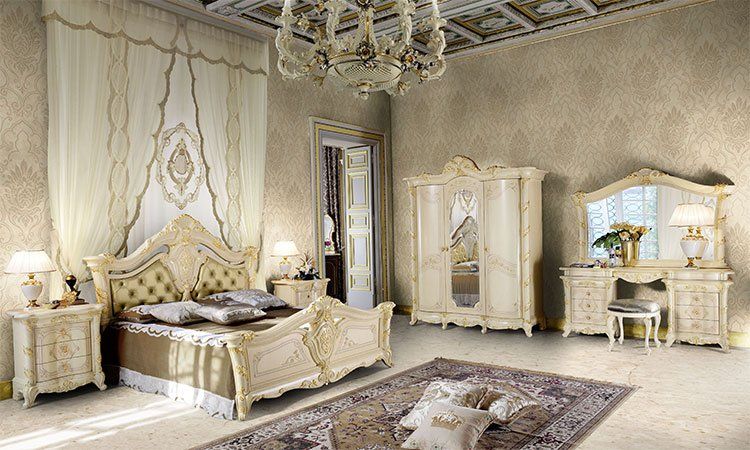Barock Schlafzimmer Madame Royale Beige